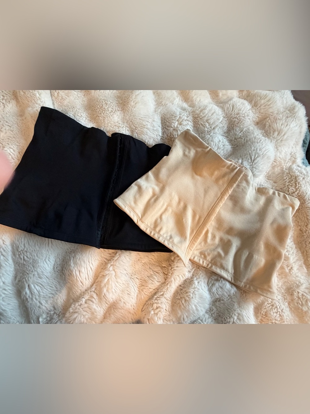Shapermint Essentials 2XL Waist Trainers Black Nude Set of 2